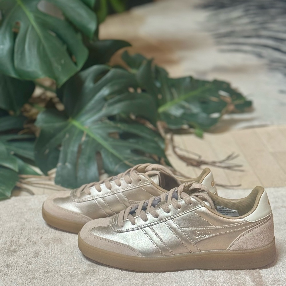 Gola Women's Gold Sneakers (Viper Metallic) size 9 [RUN LARGE] - Picture 2 of 8